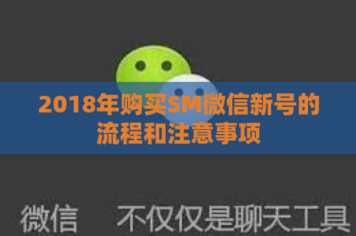 2018年购买SM微信新号的流程和注意事项