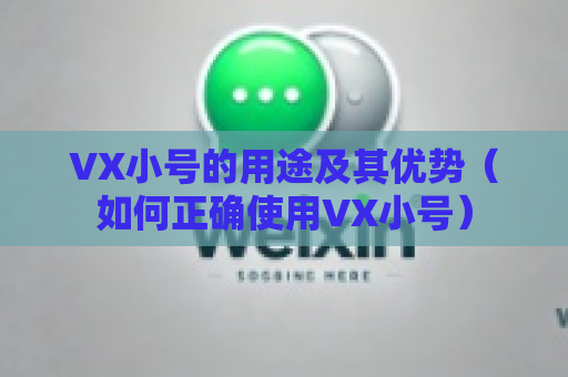 VX小号的用途及其优势（如何正确使用VX小号）